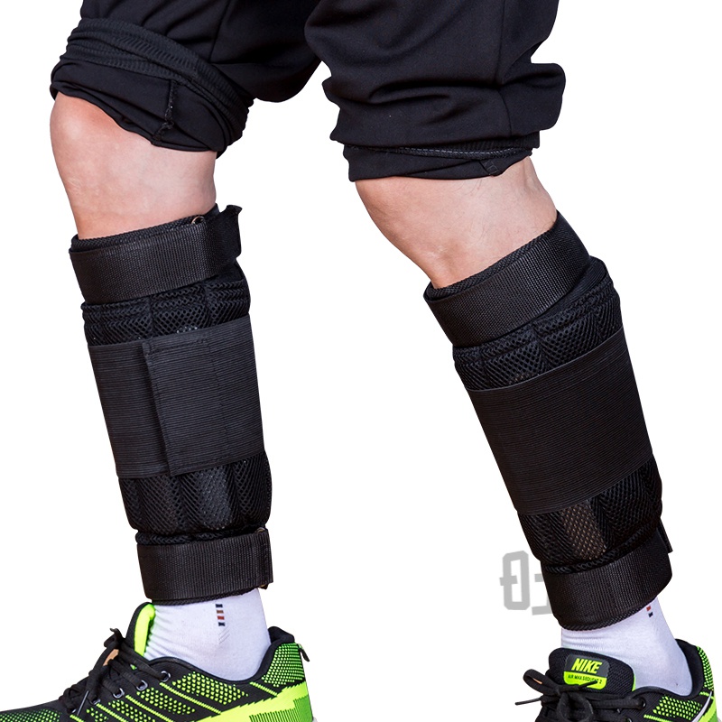 负重沙袋绑腿跑步沙袋绑腿负重训练运动学生装备隐形钢板铅块 绑腿空