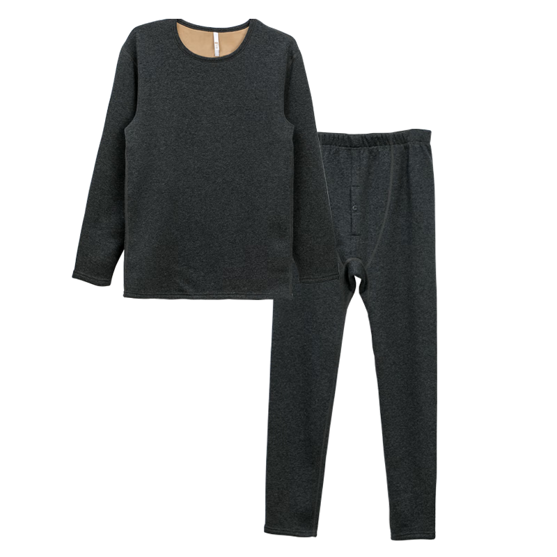 稳定亲民的红豆保暖内衣男士加绒秋裤套装