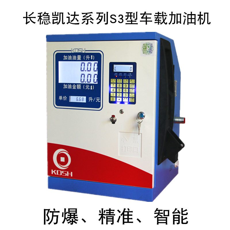 长稳牌s3车载防爆12v24v燃油加油机/车载大流量加油机 普通流量12v
