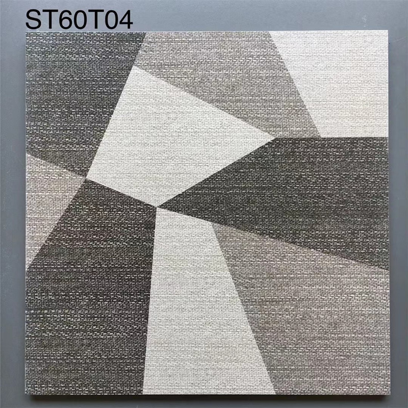 GJXBP布紋磚地毯紋亞麻磚仿古磚600x600客廳防滑地磚餐廳臥室廚衛(wèi)瓷磚 T04 600*600