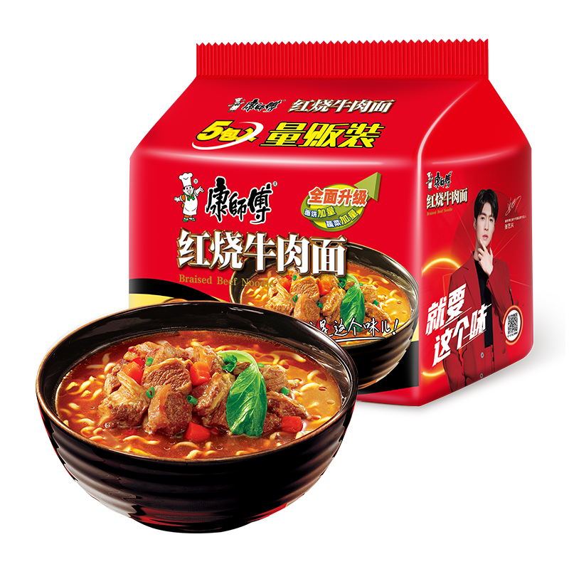 方便食品趋势分析:康师傅经典系列泡面一箱装口感鲜美且性价比高