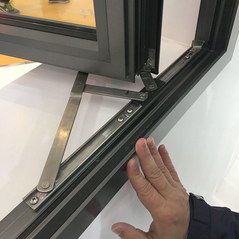 roto外开翻窗四连杆平开滑撑窗户铰链铝合金门窗滑轨撑杆 roto四连杆