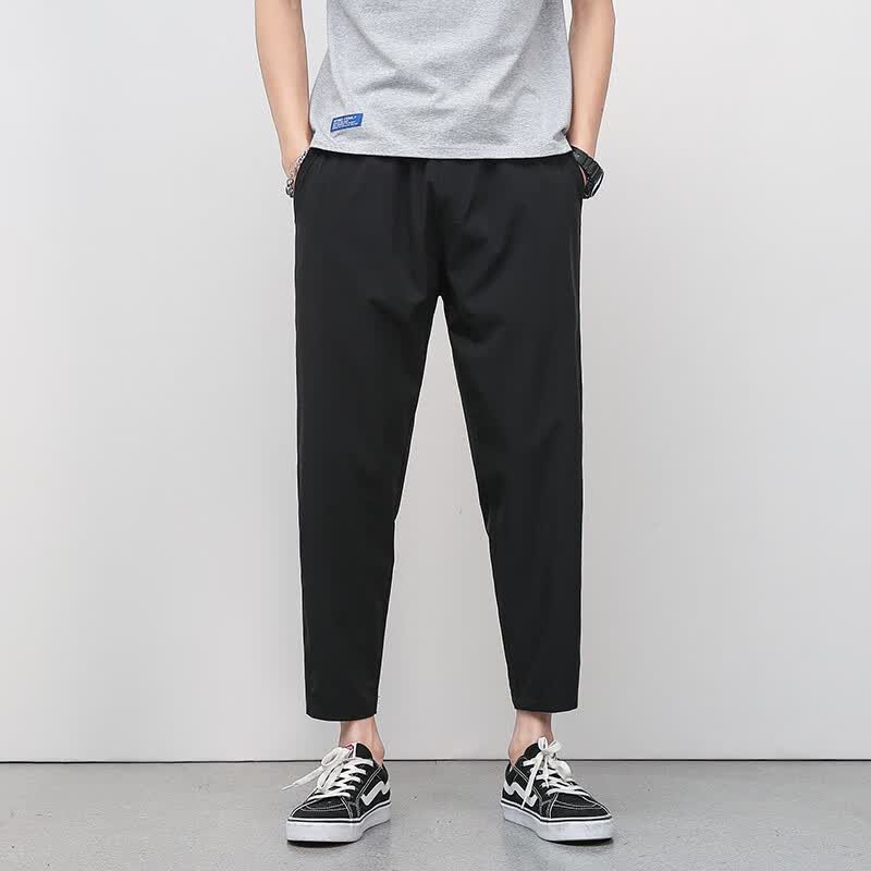 登页胖男生 穿搭套装小矮个子九分裤子适合腿粗的160cm矮胖男生穿搭显