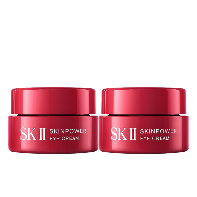sk-ii 赋能焕采眼霜 2.5g*2 眼部精华 中小样介意者慎重购买 84元