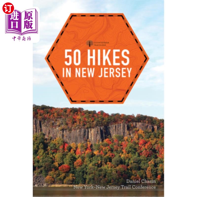 海外直订50 hikes in new jersey 50新泽西州徒步旅行