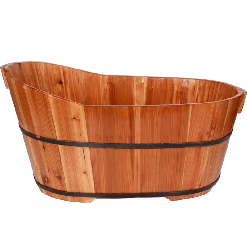 洁尔嘉定制_手工香杉木泡澡木桶浴桶小孩沐浴盆宝宝实木洗澡桶洗澡盆