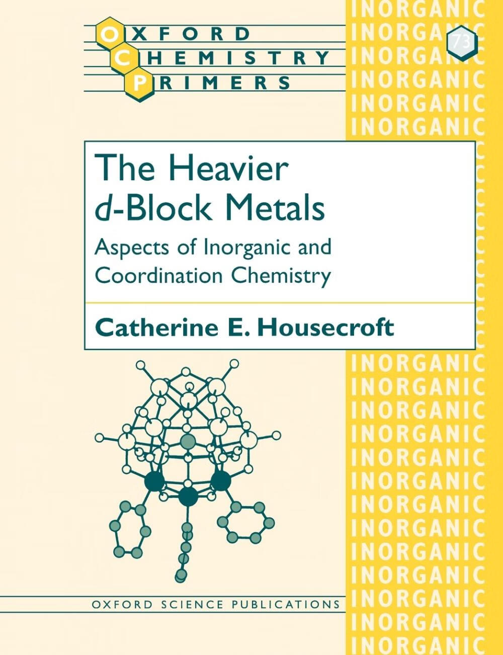 【预售 按需印刷】the heavier d-block metals