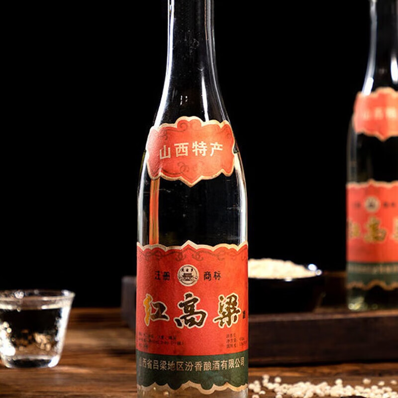 蜜叫红高粱酒53度陈年山西老酒瓶装450ml整箱 库存红高粱酒53度【12