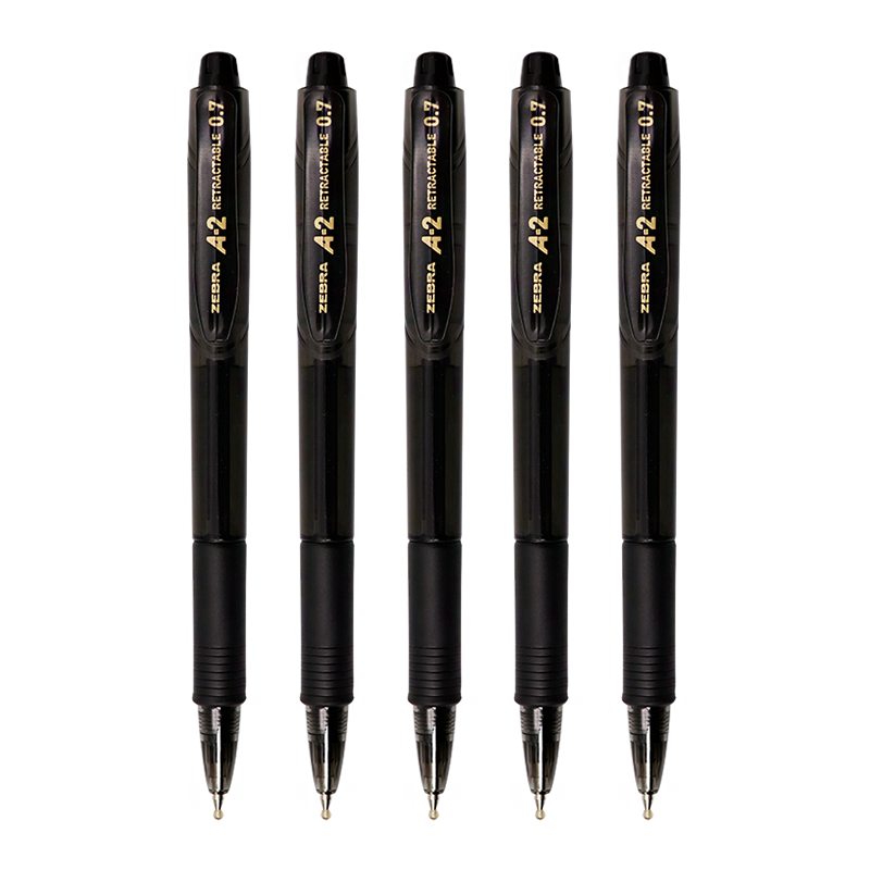 �����ƣ�ZEBRA������Բ���ϵ�� 0.7mm�ӵ�ͷ��ѹʽԭ�ӱ�ѧ���칫�����ͱ� ID-A200 ��ɫ 5֧װ