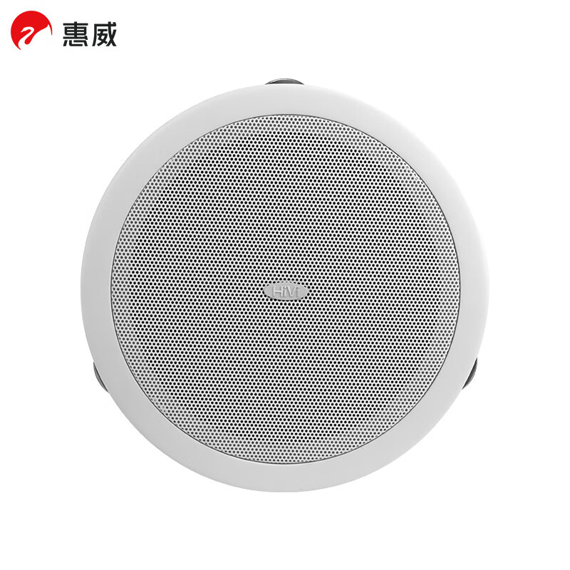 惠威（HiVi）JS106 家庭影院定压吸顶天花喇叭吊顶音响6英寸背景音乐公共广播系统会议音箱超市咖啡厅音响