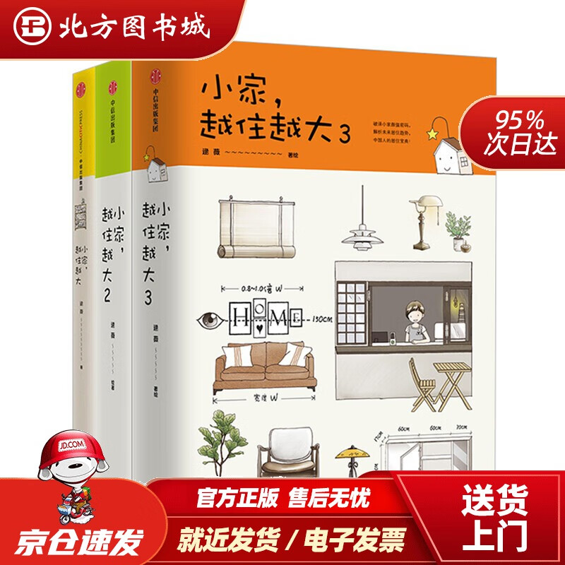 【正版现货】小家越住越大1+2+3（套装共3册）逯薇著中信出版社 北方图书城