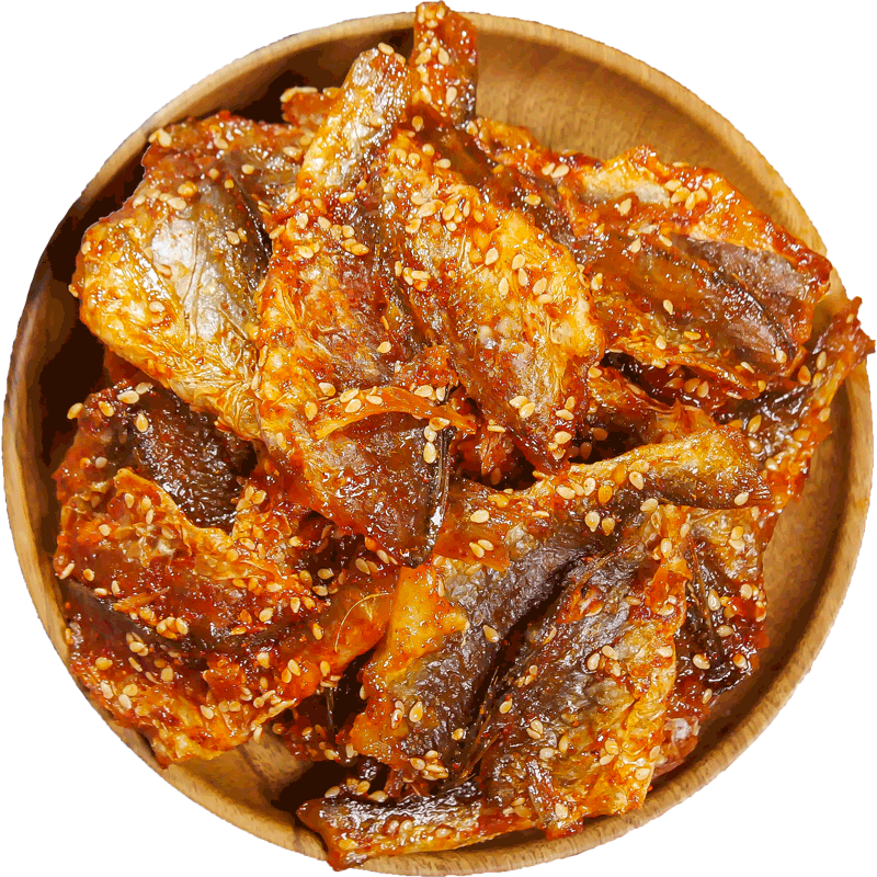 魚(yú)墨扉扉蜜汁黃花魚(yú) 湛江香酥片小黃魚(yú)干即食零食海味 香辣味250克