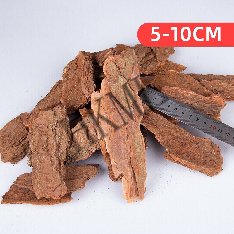 有机覆盖物基质花园铺面块杂草hkml 松树皮5-10cm 50l约18斤左右