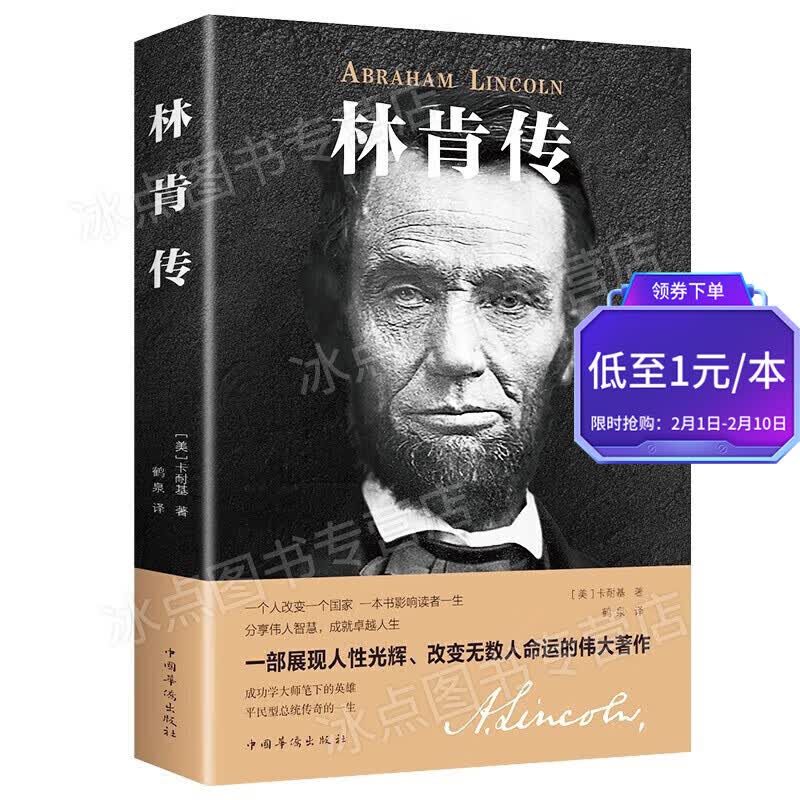 【百元神券】林肯传 经典领袖人物书籍