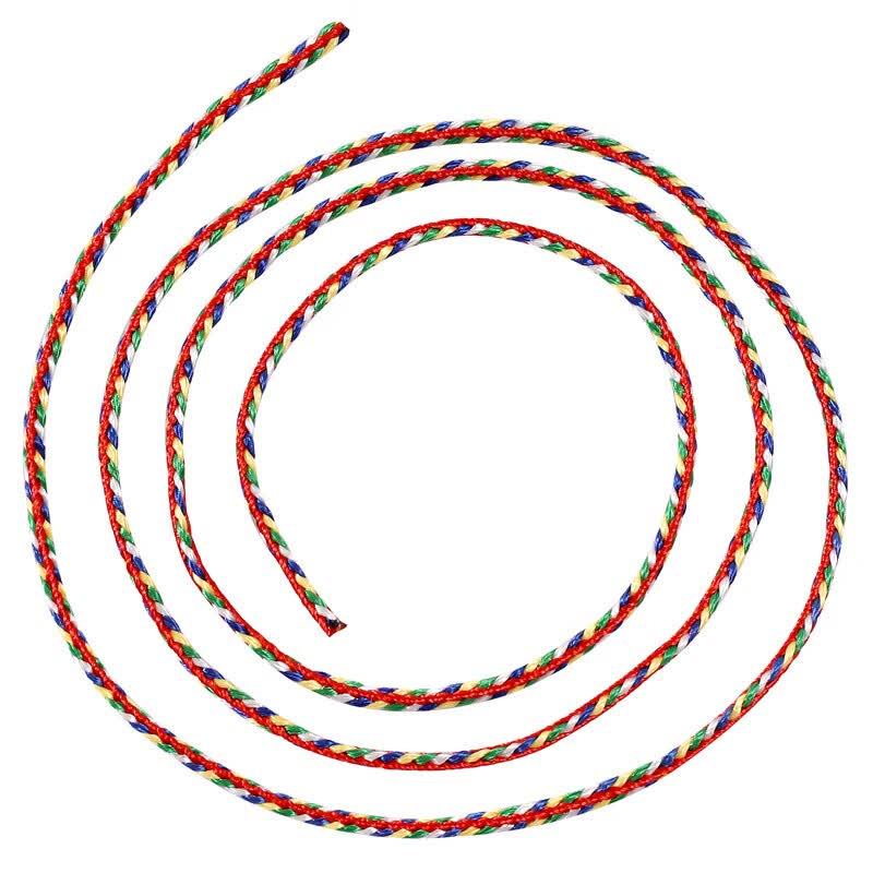 宝夏悦端午节五彩绳70厘米项链绳金刚结花线吊坠绳 70厘米彩绳挂绳