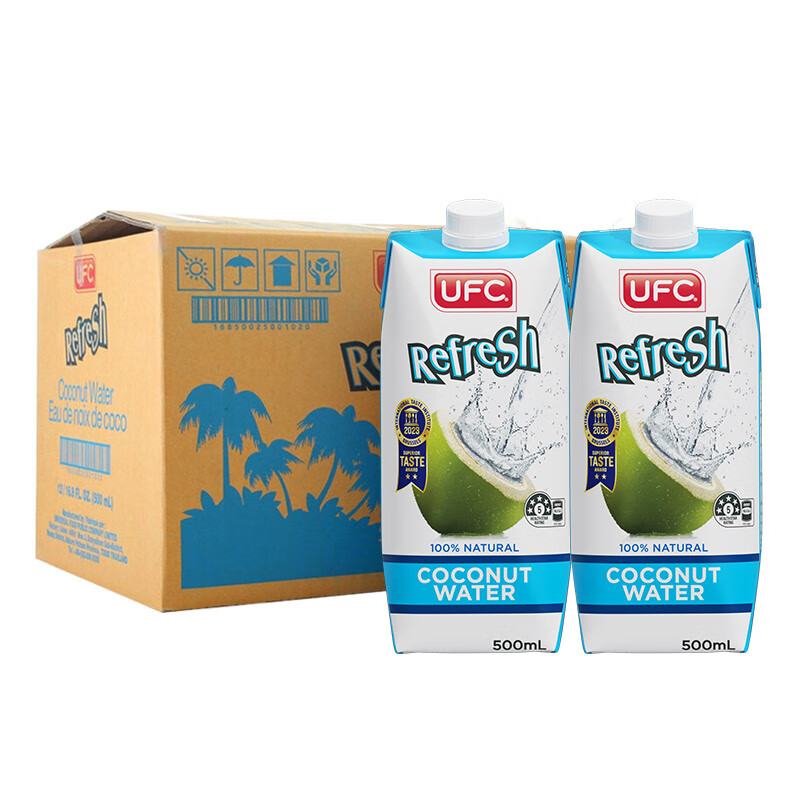 UFC̩������ UFC100%��Ҭ��ˮ 500ml*12ƿ ���� 106.2Ԫ��2��(��53.1Ԫ/��)