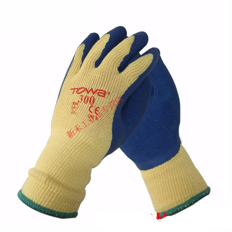 手套 日本浸胶手套 防滑耐磨耐油搬运手套 劳保 towa300 m
