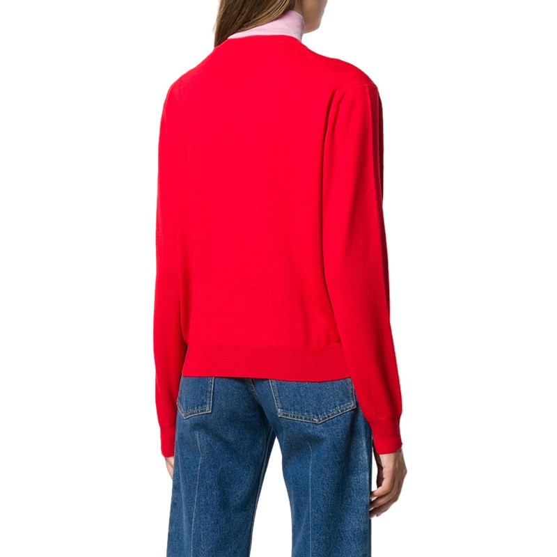 【节日礼物】balenciaga 巴黎世家 女士时尚休闲棉质连帽卫衣 红色