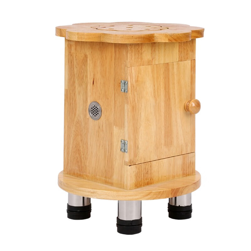 橡木坐熏灸仪艾炙器艾灸仪艾灸器具 蹲坐凳式蹲灸蹲灸仪艾灸桶温灸桶