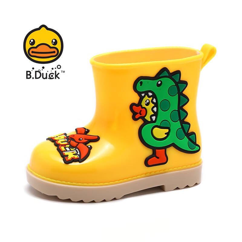 如何查京东雨鞋最低价格?B.Duck2022春季新款童雨靴评测