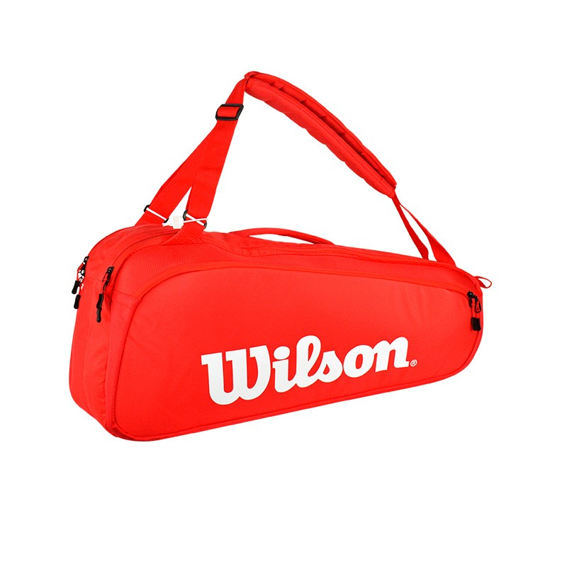 威尔胜(wilson) 网球包新款网球拍包 大容量网拍包可双肩手拎包 复古