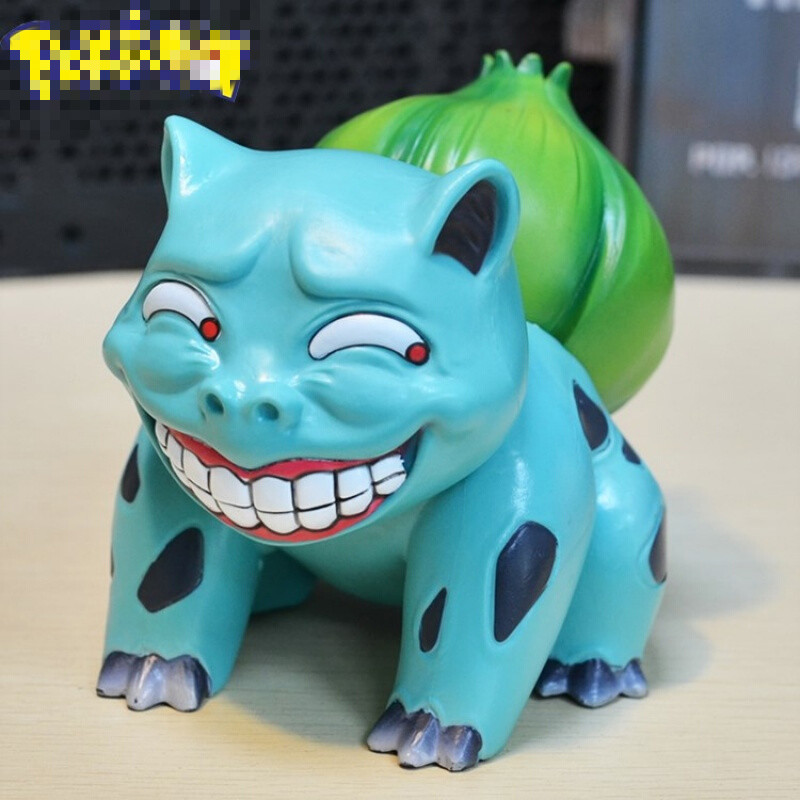 口袋妖怪 宠物小灵 q版恶搞猥琐 妙蛙种子 摆件模型 妙蛙种子 大号