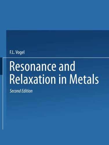 预订 resonance and relaxation in metals