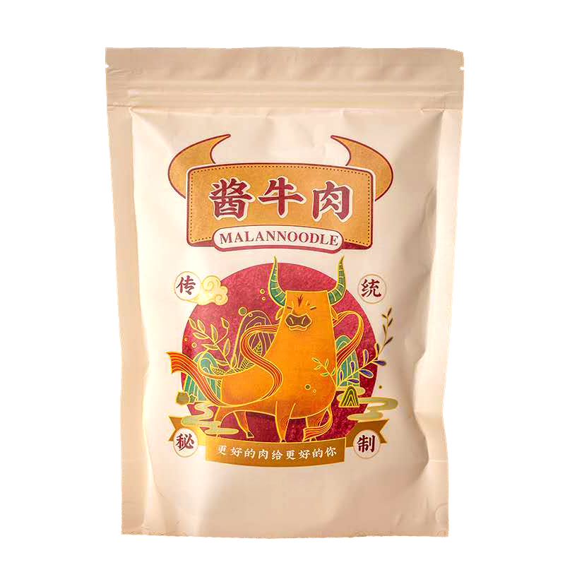 马兰拉面 内蒙古酱牛肉熟食露营踏青每袋150克 150g酱牛肉1袋装