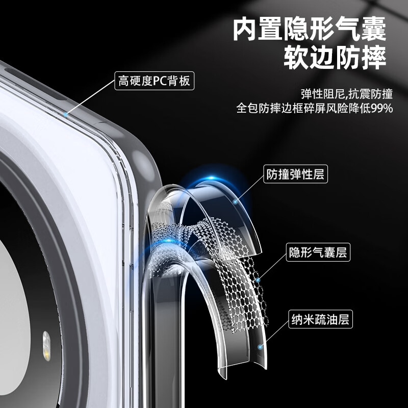 喔屋华为Mate70 Pro磁吸手机壳Pro+硅胶全包手机套磨砂半透明软边护甲简约防摔高级感肤感保护壳 Mate70 磁吸+护甲保护壳【磨砂黑】
