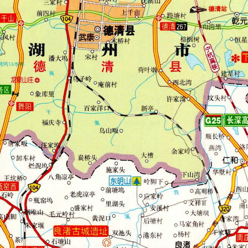 交通 公交地图 州市旅游城市图赠手册】C