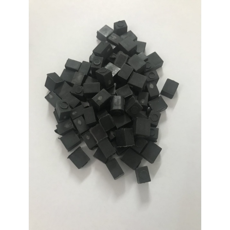 润华年幕墙大理石干挂石材亚克力塑料方垫块打胶固定缝隙胶垫垫块 6mm