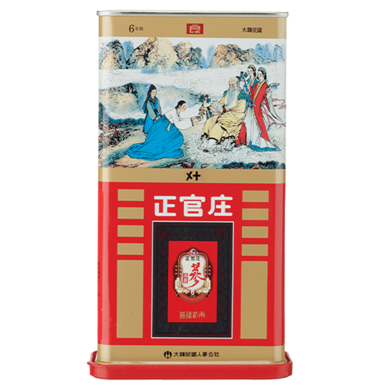 正官庄 原装进口高丽参 [良] 6年根40支150g 进补皂苷人参红参送礼滋补