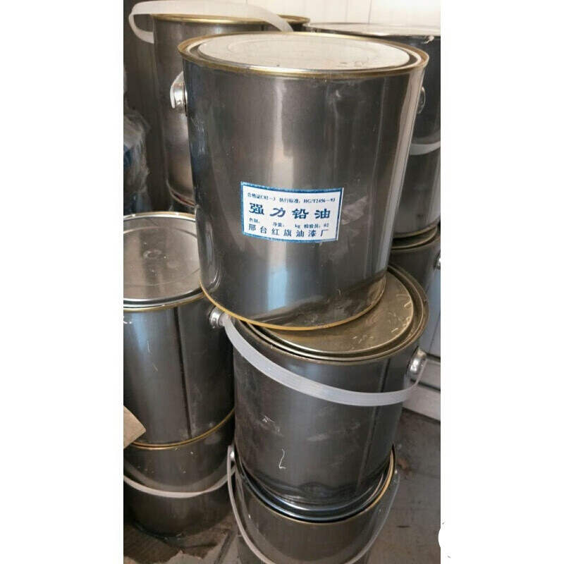 京昂强力铅油 厚白漆管道 白厚漆 密封漆与麻丝配合 5公斤一小桶