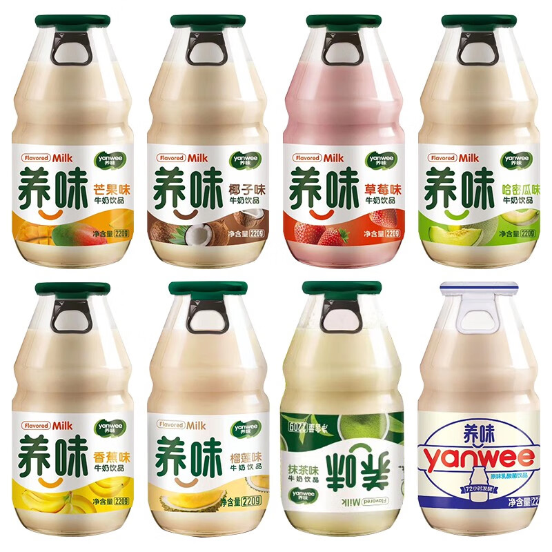 养味 风味牛奶儿童学生早餐乳酸菌韩国风味饮料品年货 【牛奶】香蕉