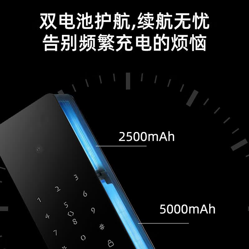 MOORGEN摩根智能门锁电子锁掌指静脉3D人脸识别密码锁大屏可视双摄 T15 新T15(人脸识别+猫眼哨兵+大屏)