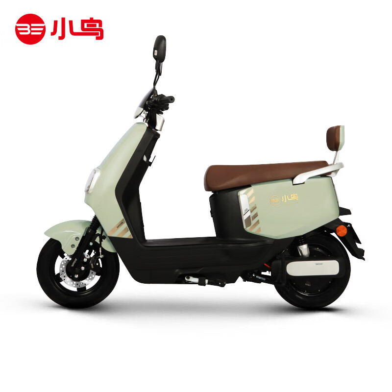 小鸟电动车1200W大功率72V20A高速通勤代步电动摩托车两轮电摩 湖水绿