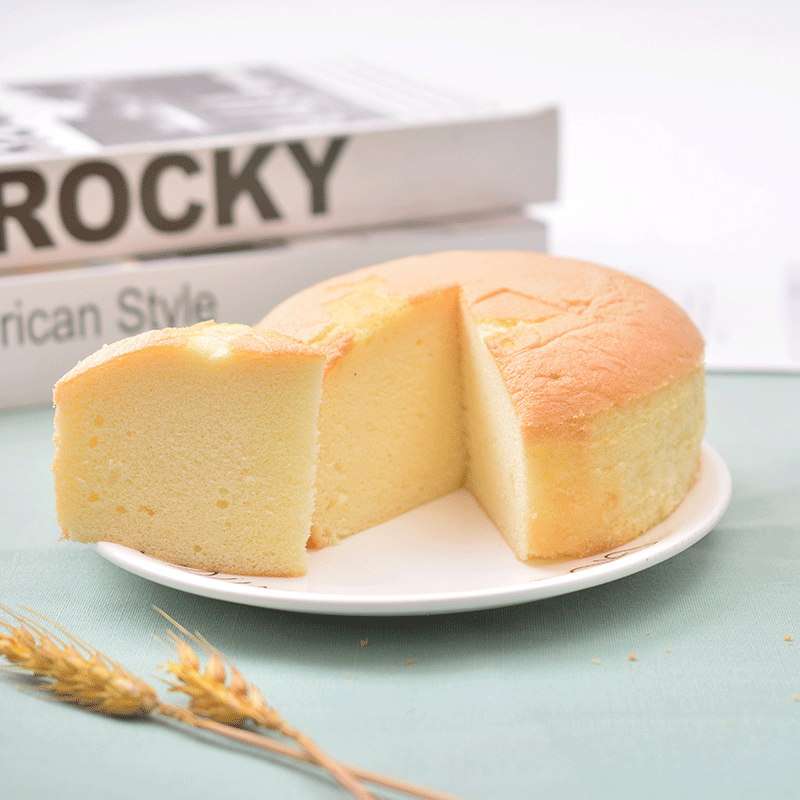 维霆蛋糕胚生日蛋糕diy材料新鲜现做半成品蛋糕胚成品即食 原味6寸