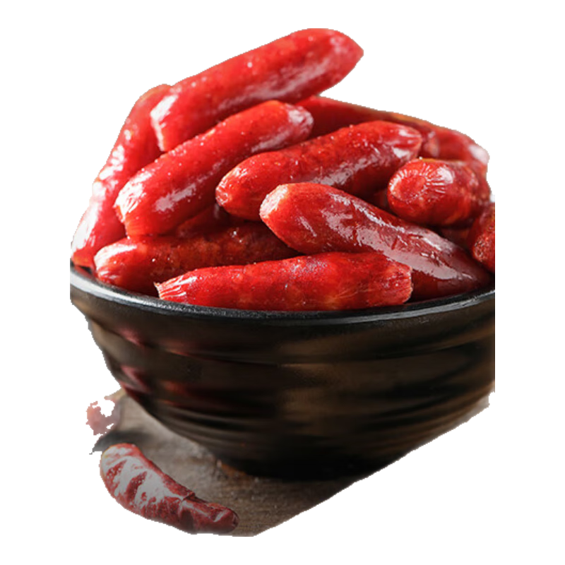 良品铺子迷你小香肠(炭烤味)235g 约25包猪肉肠烤肠猪肉零食肉干休闲零食