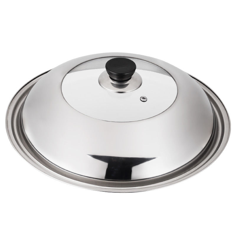 法漫玫钢化可视玻璃锅盖不锈钢盖子家用电锅炒锅电锅电热锅盖30 36 40