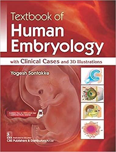 预订 textbook of human embryology: with clinical cas