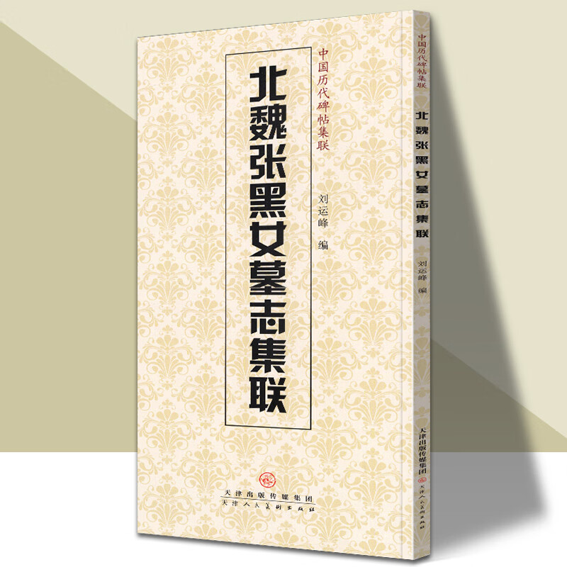 中国历代碑帖集联 北魏张黑女墓志集联 魏碑毛笔字帖对联集字 天津人