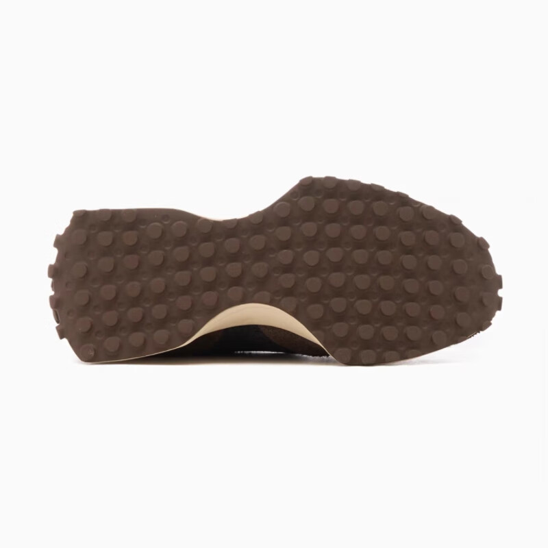 新百伦男女款 327系列复古休闲运动跑步鞋 深棕｜米白 45