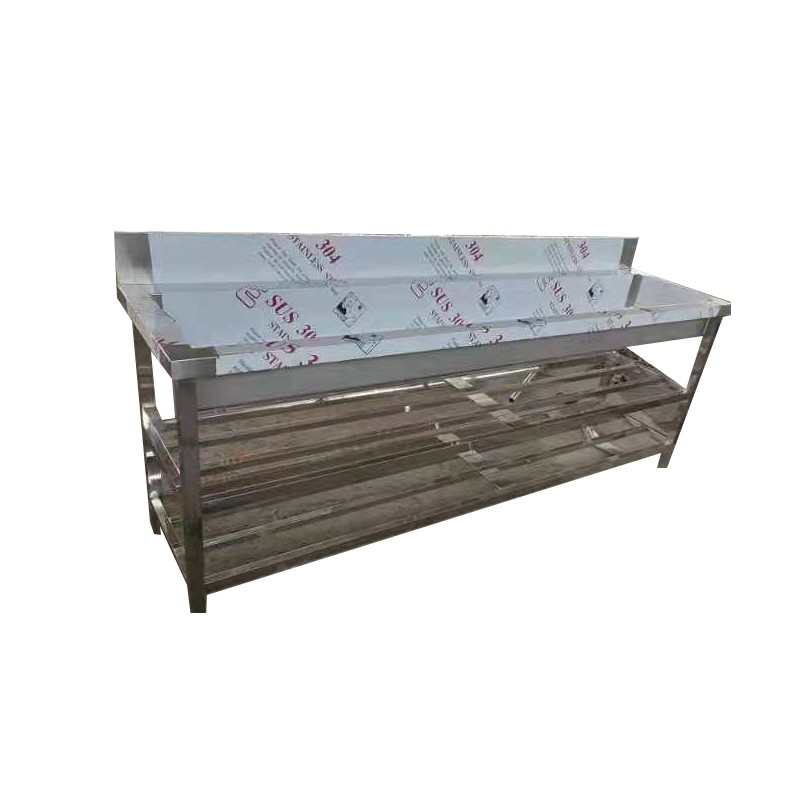 兴顺通商用家用304不锈钢水槽 单星大通池 洗菜池洗碗池 4200*650*850