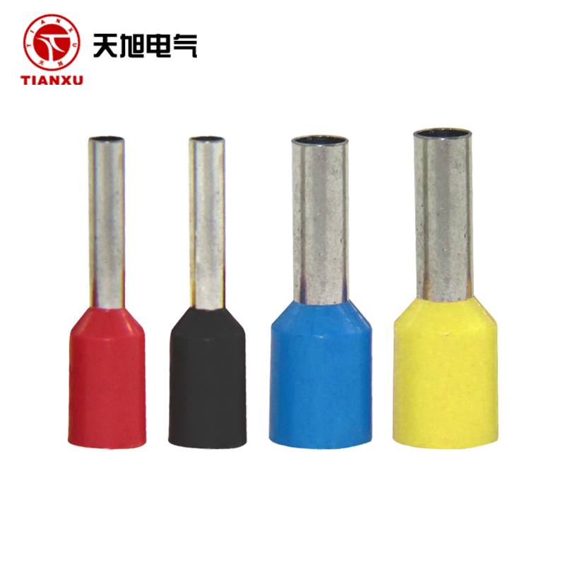 天旭ve2508管型预绝缘接线端子冷压端子针形铜鼻子2.