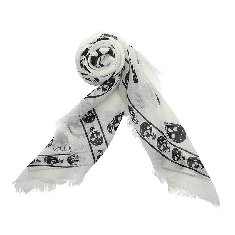 mcqueen)alexander mcqueen 女士时尚休闲方围巾5577174943 浅黄色 均