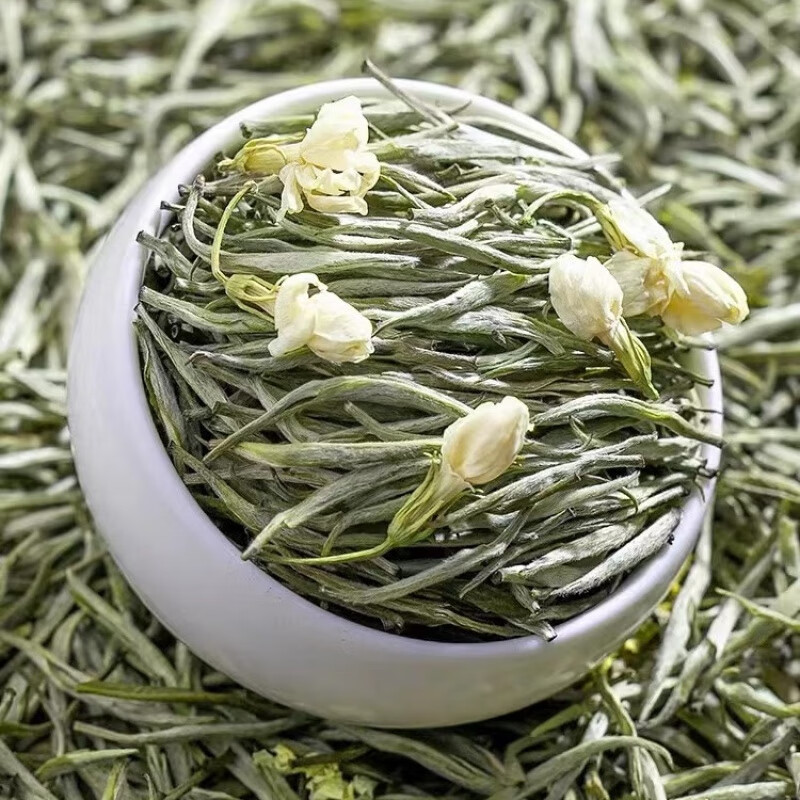 浓香飘雪 特级茉莉银针正宗广西2024新茶浓香型茉莉花茶袋装 浓香茉莉