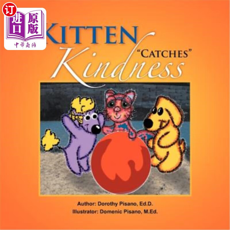 海外直订kitten catches kindness 小猫"捕获"的好意