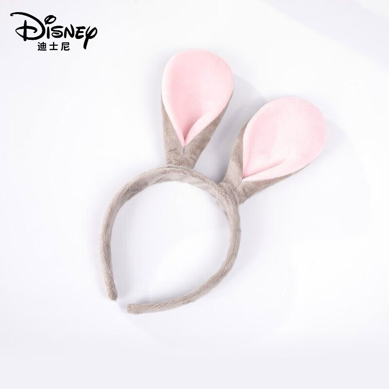 迪士尼(disney)朱迪兔子警官发箍头箍可爱搞怪兔耳朵发卡头饰毛绒发饰