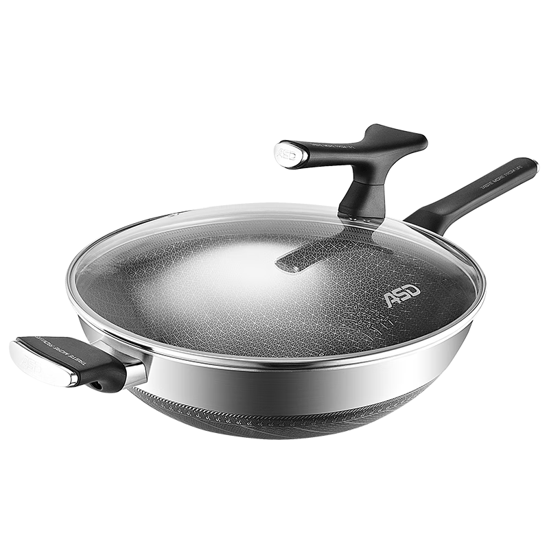 爱仕达晶刚甲抗菌不锈钢炒锅32cm 149.5元 - 86线报