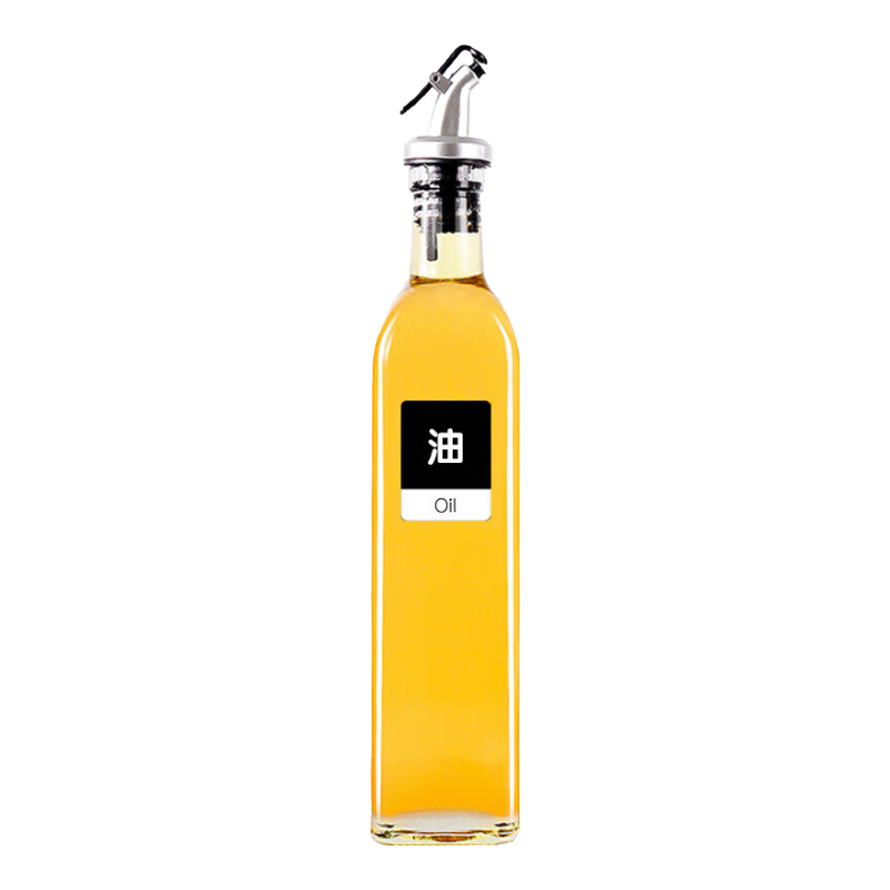 【4个油瓶】玻璃油壶油瓶橄榄油调料瓶厨房家用酱油醋分装瓶 橄榄油壶4个